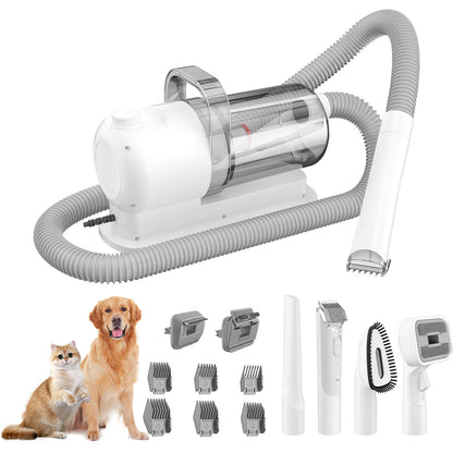 TheCozyTails Advanced Pro 7-in-1 All-Inclusive Pet Grooming Kit with Nail Trimmer & Grinder