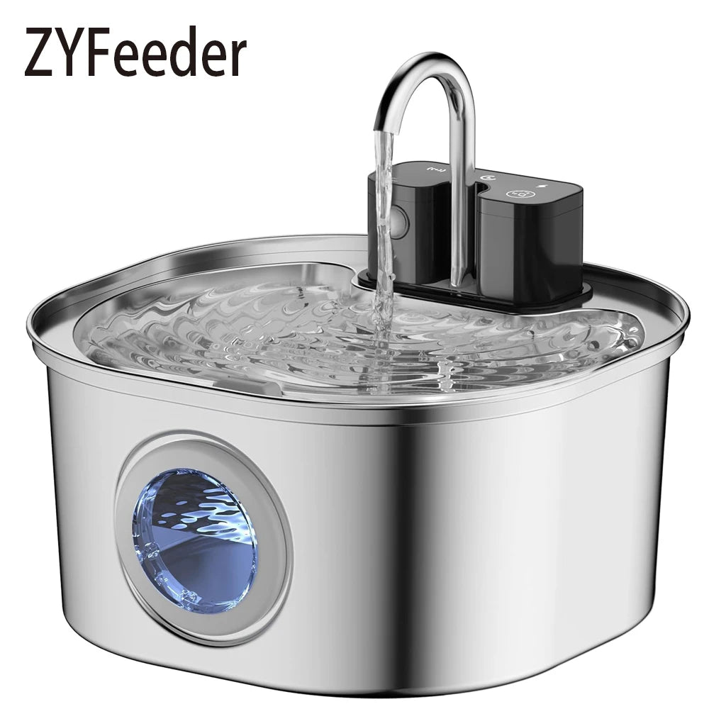 Stainless Steel Cat Water Fountain