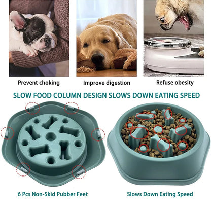 Anti-Choke Slow Feeder Bowl