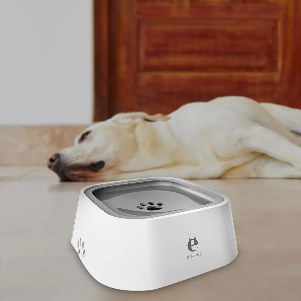 Pet Floating Water Bowl - Anti-Spill Design & Non-Slip Base