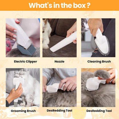 TheCozyTails 6-in-1 Pet Grooming Kit