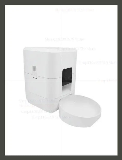 2025 New 2L Smart Wifi Pet Feeder Automatic Cat and Dog Food Dispenser App Controlled Timer Regular and Quantitative Feeding